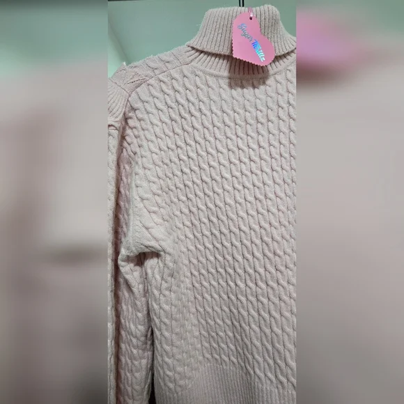 Sugar Thrillz Light Pink Ruffle Sweater - Picture 4 of 5